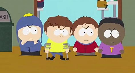 South Park Matching Pfps, Craigs Gang, Jimmy Valmer, Clyde Donovan, Silly Icons, Trey Parker, Matt Stone, Craig Tucker, Goin Down