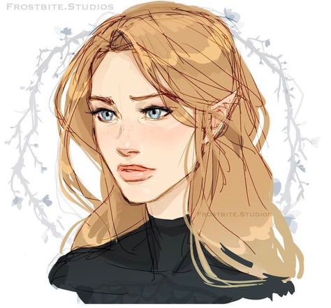 Frostbite Studios, Elf Rogue, Feyre Archeron, D D Character Ideas, Feyre And Rhysand, A Court Of Wings And Ruin, Sarah J Maas Books, Makijaż Smokey Eye, A Court Of Mist And Fury