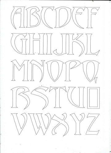 Tattoo Lettering Alphabet, Hand Lettering Alphabet Fonts, Alfabet Font, Tattoo Fonts Alphabet, Tattoo Lettering Design, Lettering Styles Alphabet, Tattoo Lettering Styles, Lettering Guide, Graffiti Lettering Fonts