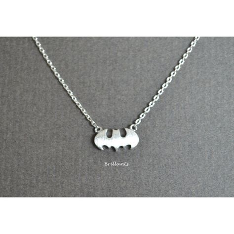 Batman Necklace, Batman Wedding, Silver Chain Jewelry, Tiny Necklace, Paris Jewelry, Necklaces Silver, Minimal Necklace, Minimal Earrings, Tiny Earrings