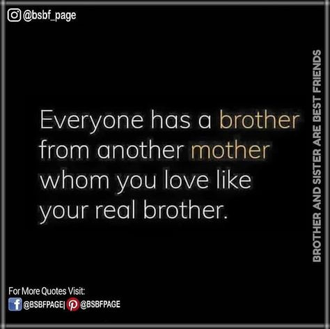 Tag-mention-share with your Brother and Sister 💙💚💛🧡💜👍#siblings Boy Best Friend Quotes, Brother Sister Quotes Funny, Best Brother Quotes, I Love You Brother, Quotes Sister, Brother Ideas, Brother Sister Love Quotes, Brother And Sister Relationship, Brother Birthday Quotes