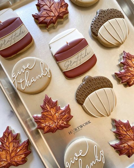 Simple Cookie Decorating, Thanksgiving Cookies Decorated, Cookie Decorating Ideas, Royal Icing Cookies Recipe, Cookie Kits, Simple Cookie, Soft Gingerbread Cookies, Turkey Cookies, Almost Christmas