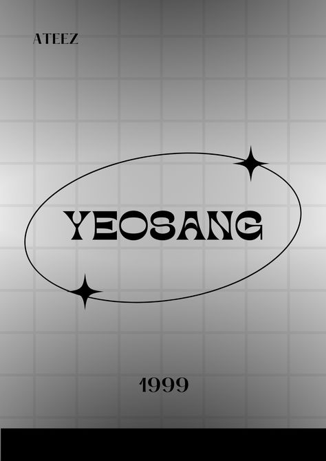 Ateez yeosang Ateez Photocard Back Design, Yeosang Photocard, Photocard Design, Kpop Anime, Yeosang Ateez, Wallpaper Kpop, Name Stickers, Self Design, Anime Kawaii