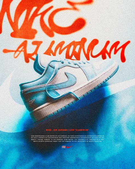 Nike Graphic Design Poster, Nike Design Poster, Sneakers Graphic Design, Vintage Nike Ads, Nike Poster Design, Nike Advertisement, Nike Advertising, Nike Posters, Nike Concept