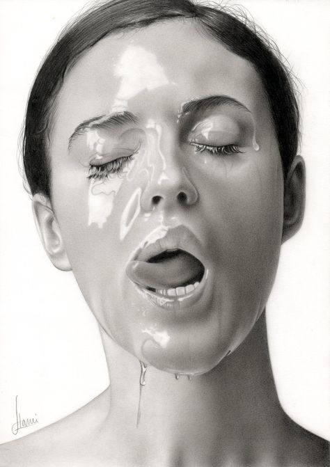 Monica Bellucci Honey by hrm-n on DeviantArt Hyperrealistic Drawing, Realistic Pencil Drawings, Blogger Photography, Pencil Shading, Cool Pencil Drawings, Deviant Art, Realistic Paintings, Graphite Drawings, Foto Art