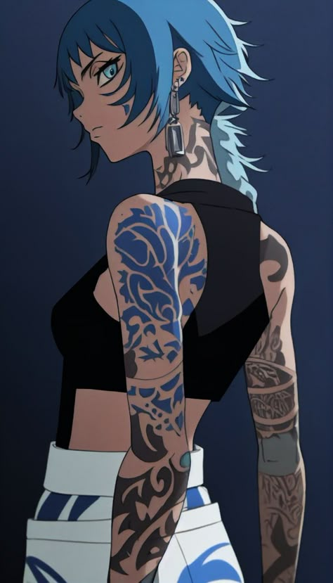 Latin Anime Characters, Hair Styles Art, Character Design Hair, Tomboy Art, Design Hair, Girls With Tattoos, 영감을 주는 캐릭터, Female Character Design, Character Design References