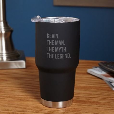 Yeti Cup Designs For Guys, Tumblers For Men, Travel Mug Design, 3d Printed Metal, Yeti Cup Designs, Customized Tumblers, Mug Design Ideas, Home Wet Bar, Personalized Travel Mugs