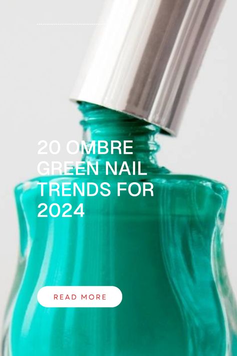 Are you ready to transform your nails this year? Check out our fabulous list of ombre green nail ideas! From trendy gradients to unique nail art combinations, we have 20 creative looks you can copy for an elegant finish. Perfect for any skin tone, these stylish ombre nails blend refreshing shades of green that capture attention and add a pop of color to your look. Whether you're a seasoned professional or trying ombre nails for the first time, get inspired to take your manicure game to the next level with these stunning designs! Green Nail Trends, Ombre Green Nails, Blue Green Nails, Green Nails Ideas, Bueaty Tips, Green Nail Ideas, White Tip Nails, Unique Nail Art, Ombre Green