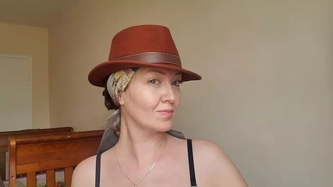 Scarf Under Hat, Wear A Scarf, 3 Ways To Wear, Pirate Fashion, Pulled Back Hairstyles, Large Silk Scarf, Ways To Wear A Scarf, How To Wear A Scarf, Dress Alterations