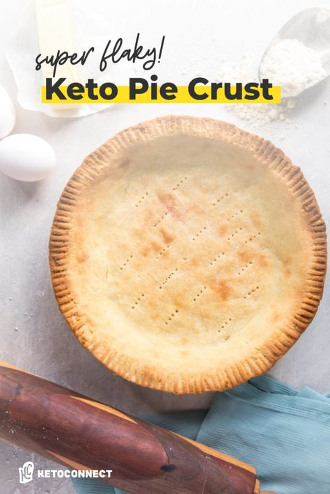 Keto Pie Crust, Savory Pie Crust, Keto Pie, Keto Diet Benefits, Baking Basics, Starting Keto Diet, Low Carb Baking, Pie Crust Recipes, Keto Fat