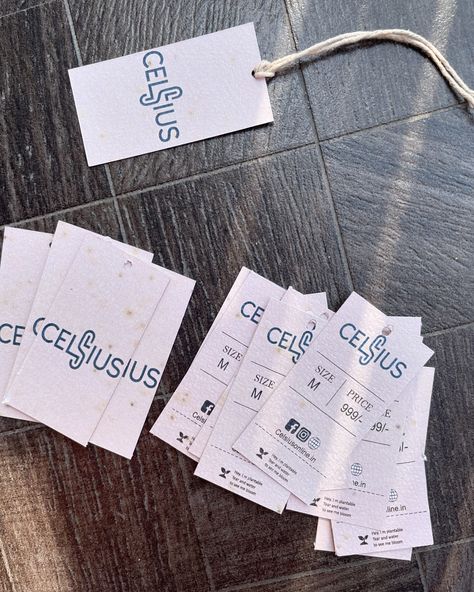 Plantable clothing tags for an upcoming brand! These tags are made up of seed paper and are plantable Moq :25pcs Quality: seed paper Size : 1.375*2.75 (customisable) #clothingtags #clothingbrand #plantabletags #seedpaper #sustainablebranding Table Tags, Seed Paper, Clothing Tags, May 31, Paper Size, Clothing Brand, Seeds, Branding, How To Plan