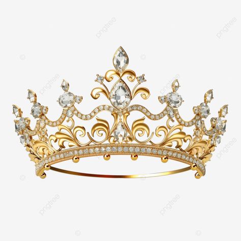 gold tiara crown cartoon Crown Cartoon, Crown Wallpaper, Cartoon Crown, Crown Of Life, Crown Png, Crown Aesthetic, Owl Clip Art, Crown Gold, Gold Tiara