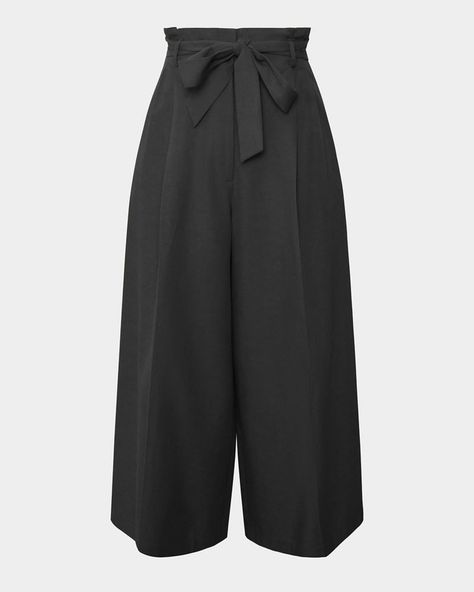 Black culottes