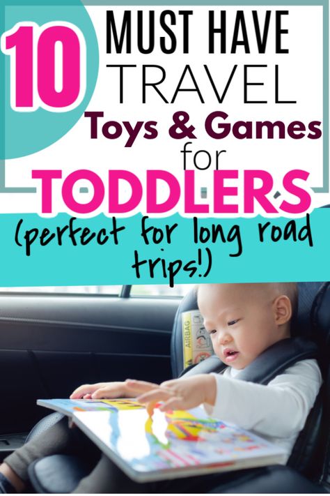 Car Activities For 12 Month Old, Roadtrip Activities For Toddler, Car Ride Activities For Toddlers, Toddler Car Games, Toddler Road Trip Activities, Toddler Car Activities, Toddler Travel Toys, Car Trip Activities, Car Ride Activities