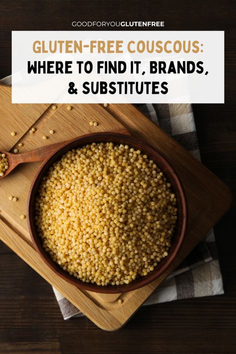 Get ready to learn all about gluten-free couscous brands, alternatives, and substitutes in this comprehensive guide to gluten-free couscous. Gluten Free Couscous Recipes, Gluten Free Couscous, Gf Sides, Gluten Free Orzo, Tasty Cauliflower, Gf Pasta, Gluten Free Substitutes, Couscous Salad Recipes, Mediterranean Couscous