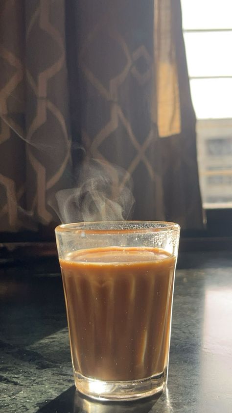 #chai #aesthetic #sillypictures #tea #fakestory #fyp #date #him #homedates #ideas Chai Snap, Chai Date, Chai Aesthetic, Indian Chai, Aloo Tikki, R15 V3, Moon Pictures, Cute Love Lines, Snap Food