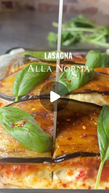 Fer Alves on Instagram: "Recipe that we love it 🫶 Lasagne alla norma is a traditional dish that originates from the region of Sicily, Italy. It is a classic vegetarian lasagne recipe that is made with layers of pasta, a rich tomato sauce, creamy ricotta cheese and fried eggplant slices. Prep 20 Minutes Cook 45 Minutes Difficulty Easy Ingredients  1 tbsp olive oil, plus ½ cup for frying 4 garlic cloves, sliced 1 litre tomato passata 2 cups loosely packed basil leaves salt and black pepper 4 eggplants, sliced into 1 cm rounds 500 g ricotta 300 ml thickened cream 400 g instant lasagne sheets ½ cup grated parmesan cheese 1 cup grated tasty or mozzarella cheese" Tomato Passata, Vegetarian Lasagne, Thickened Cream, Lasagne Sheets, Fried Eggplant, Lasagne Recipes, Basil Leaves, Sicily Italy, Ricotta Cheese