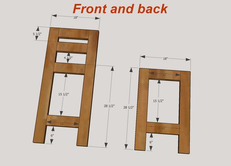 Pallet Bar Stools, Bar Chairs Diy, Stool Plans, Diy Bar Stools, Farmhouse Bar Stools, Diy Outdoor Bar, Rattan Bar, Diy Stool, Cool Bar Stools