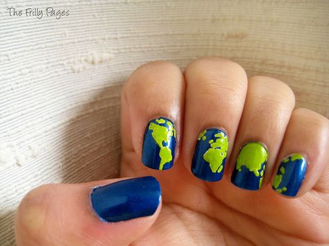 Map Nails, Tumblr Nail Art, Fashionable Nails, Inspiration Nails, Nails Fashion, Designs Nail, Polish Colors, Ideas Nails, Art Easy