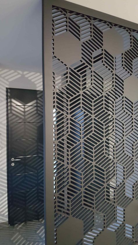 Grill Wall, Jalli Design, Wall Partition Design, Gate Designs Modern, Wall Partition, Jaali Design, Metal Doors Design, Grill Door Design, Balcony Grill Design