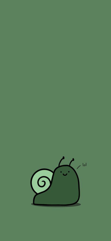 Cute Sage Green Smiling Snail iphone samsung android phone wallpaper background lock screen decal inspo aesthetic Green Lock Screen Wallpaper Aesthetic, Samsung Wallpaper Green, Snail Wallpaper Aesthetic, Cute Snail Wallpaper, Wallpaper Sarcastic, Phone Backgrounds Green, Snail Background, Sage Green Lockscreen, Green Aesthetic Lockscreen