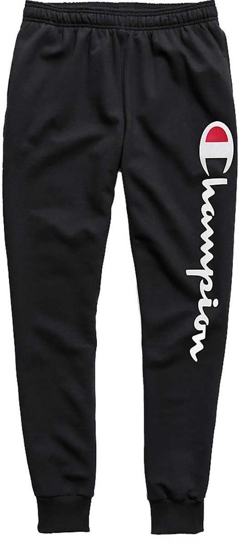 Joggers Men Outfit, Black Joggers Men, Champion Clothing, Joggers Men, Jogger Pants Outfit, Cute Sweatpants, Track Pants Mens, Mens Jogger Pants, Joggers Black