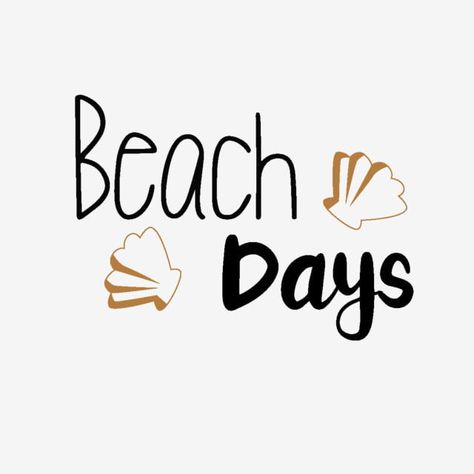 Simple Beach Day Phrase Svg Art Word Vacation Word Art, China Tourism, Stylish Words, Beach Words, Yellow Words, Svg Art, Summer Cartoon, Tourism Day, Family Beach Trip