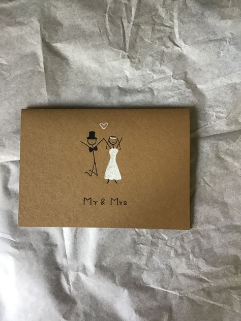 Diy Wedding Cards Handmade, Diy Wedding Card, Wedding Congratulations Card, Wedding Cards Handmade, Positive Words Quotes, Wedding Congratulations, Journal Inspo, Fitness Challenge, Congratulations Card