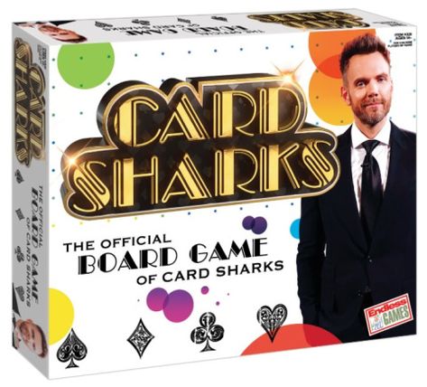 Card Sharks - The Official Board Game Art Questions, Family Games To Play, Shark Games, Tv Game Show, Board Game Party, Joel Mchale, Family Fun Games, Tv Show Games, Question Cards