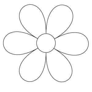 Free Templates Art And Craft Template, Punch Needle Patterns Free Printable Flowers, Spring Templates Free Printable, Punch Needle Templates Free Printable, Spring Flower Template, Animal Templates Printable Free, Bee Patterns Printable, Flower Printables, Daisy Printable