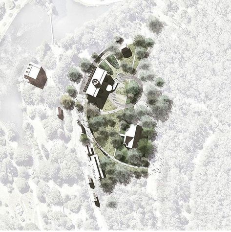 Arch Portfolio, Site Plan Rendering, Masterplan Architecture, Architecture Site Plan, Landscape Architecture Graphics, Landscape Architecture Plan, Concept Drawing, Urban Design Graphics, Henning Larsen