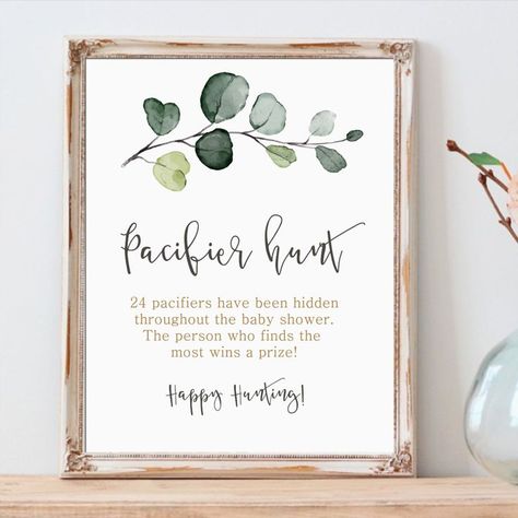 Baby In Bloom Shower Ideas Boy, Baby Succulents, Pregnancy Checklist, Boy Baby Shower Games, Nature Baby Shower, Simple Baby Shower, Bloom Baby, Baby Shower Inspiration, Printable Baby Shower Games