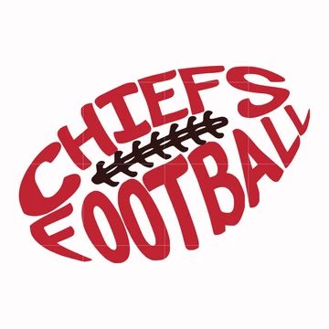 Kansas City Chiefs Craft, Chiefs Crafts, Football Clip Art, Chiefs Wallpaper, Kansas City Chiefs Svg, Kc Chiefs Football, Kc Football, Chiefs Svg, Kansas City Chiefs Logo