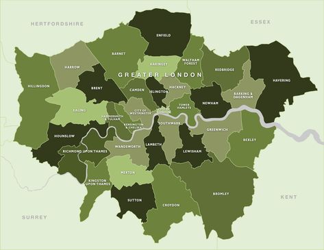 London Tourist Map, London Hostels, London City Map, London Accommodation, London Boroughs, London Tourist, Map Of London, England Map, London Areas