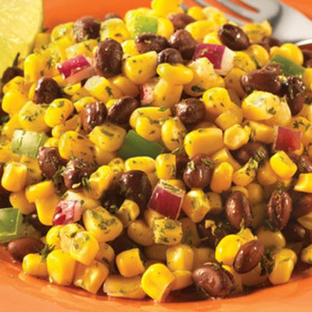 Sweet summer corn and salad with a lime cumin vinaigrette. ALDI - Recipes Corn Black Bean Salad, Fire Roasted Corn, Aldi Meals, Corn And Bean Salad, Corn Black Bean, Roasted Corn Salad, Black Bean Salad Recipe, Black Bean Corn Salsa, Aldi Meal Plan