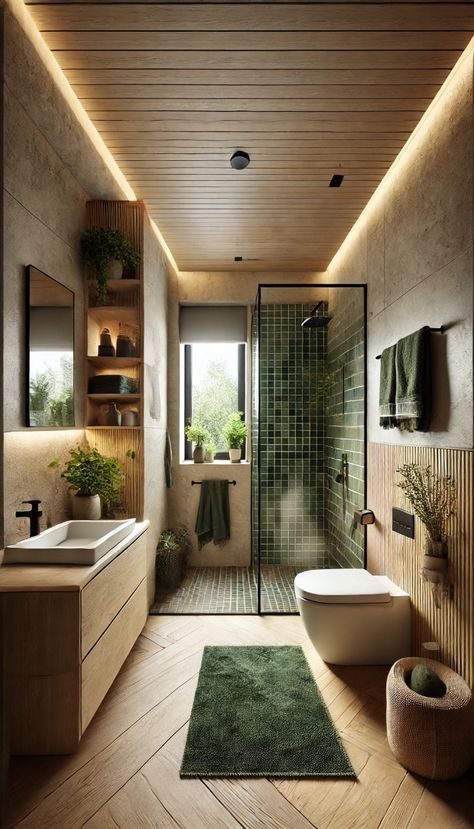 #BathroomIdeas #BathroomDecor #Bathroom #BathroomRemodel #BathroomDesign #BathroomDecorIdeas #BathroomInterior #BathroomTileIdeas #BathroomInspiration #BathroomOrganization #BathroomDesignSmall #BathroomAesthetic #BathroomArt #BathroomAccentWall #BathroomAccessories #BathroomArtworkIdeas #BathroomArtwork #BathroomAccessoriesIdeas #BathroomBloxburg #BathroomBacksplashIdeas #BathroomBoardAndBatten #BathroomBloxburgIdeas #BathroomBackground #BathroomBacksplash #BathroomBasketWedding #BathroomColor Dark Wood Modern Bathroom, Natural Light Bathroom Design, Green Tiles And Wood Bathroom, Cozy Green Bathroom, Dark Green And Wood Bathroom, Japandi Green Bathroom, Forest Green Bathroom Decor, Dark Wood And Green Interior, Green And Natural Wood Bathroom