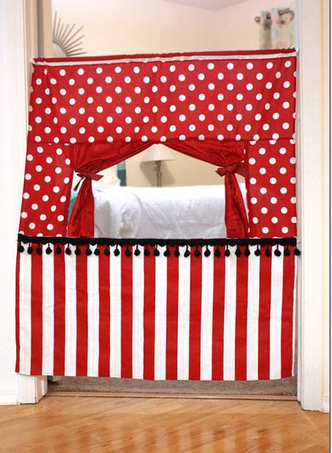 Doorway Puppet Theater, Puppet Stage, Skip To My Lou, Puppet Theatre, Puppet Theater, Homemade Toys, Puppet Show, Fun For Kids, Kid Crafts