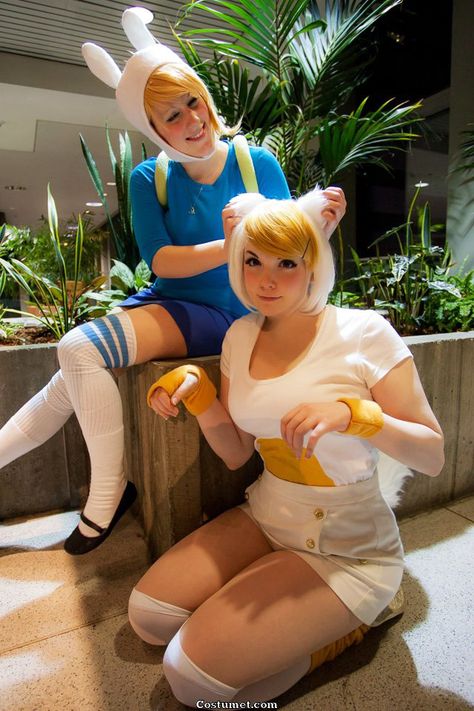 Fionna The Human, Adventure Time Costume, Adventure Time Cakes, Cake Costume, Adventure Time Cosplay, Geek Women, Adventure Time Girls, Catwoman Cosplay, Cat Cosplay