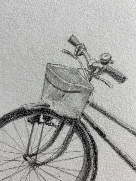 Cycle Drawing Sketch, Bicycle Drawing Sketches, Cycle Sketch, Bicycle Sketch, Bicycle Drawing, Cycle Drawing, Cycle Art, Value Drawing, Bike Drawing