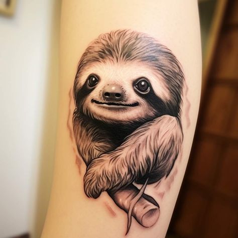 Tiny Sloth Tattoo, Sloth Tattoo, Tattoo Meaning, Tattoos With Meaning, New Tattoos, Sloth, Tattoo Design, Tattoo Designs, Design Ideas