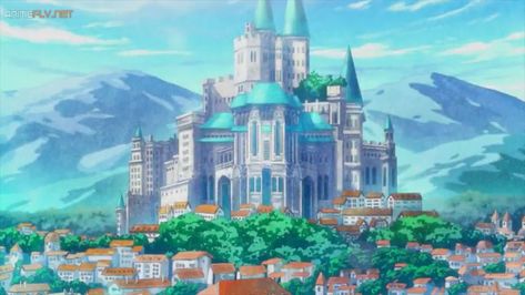 Anime Kingdom Background, Anime Kingdom, Episode Backgrounds, Sonic Adventure, Fantasy City, Fantasy Castle, Landscape Scenery, Figure Drawing Reference, 판타지 아트