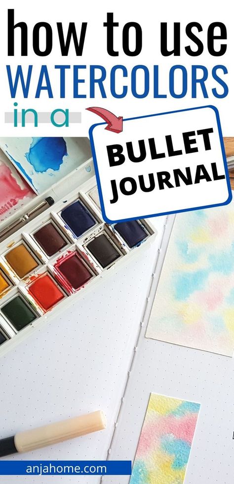 Watercolor Bullet Journal, Bullet Journal Watercolour, Bullet Journal Topics, Best Bullet Journal Notebooks, Bullet Journal Supplies, Journals Ideas, Bullet Journal Titles, Coloring Therapy, Best Watercolor