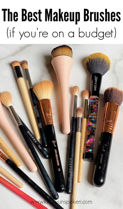 Looking for the best makeup brushes? Check out this list of the Best Affordable Makeup Brushes   Sets with both budget-friendly drugstore makeup brushes and affordable high end makeup brushes from Ulta, Sigma Beauty, and on Amazon! Everything is under $30! #makeupbrushes #bestmakeupbrushes #makeupbrushsets #affordablebeauty Best Make Up Brushes Set, Best Cheap Makeup Brushes, Best Eyeshadow Brushes, Best Drugstore Makeup Brushes, Best Makeup Brushes Set Amazon, Best Walgreens Makeup, Make Up Brushes And Their Uses, Best Brushes For Makeup, Drugstore Makeup Brushes