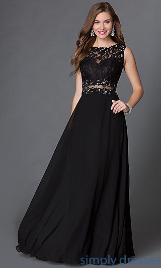 Black Gown Dress, Black Floor Length Dress, White Lace Gown, Black Lace Prom Dress, Black Lace Gown, Gaun Fashion, 파티 드레스, Floor Length Prom Dresses, Floor Length Dress