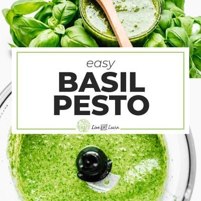 Easy Homemade Pesto Recipe (with Variations and Tips) | Live Eat Learn Homemade Pesto Recipe, Rosemary Recipes, Clean Eating Vegetarian, Basil Pesto Recipes, Healthy Sauces, Homemade Pesto, Pesto Recipe, Pesto Sauce, Basil Pesto