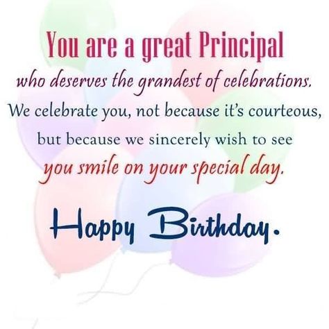 Birthday Card For Principal, Birthday Wishes For Principal, Card For Principal, Principal Quotes, Birthday Wishes For Teacher, Wishes For Teacher, Kindergarten Gifts, Text Evidence, Kindergarten Fun