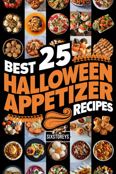 25 Best Halloween Appetizer Recipes Savory Party Snacks Finger Foods, Halloween Hourderves, Halloween Appetizers For Party Adults, Halloween Finger Foods For Parties, Halloween Recipes Appetizers, Halloween Appetizer Recipes, Easy Halloween Appetizers, Easy Party Snacks, Room Temperature Appetizers