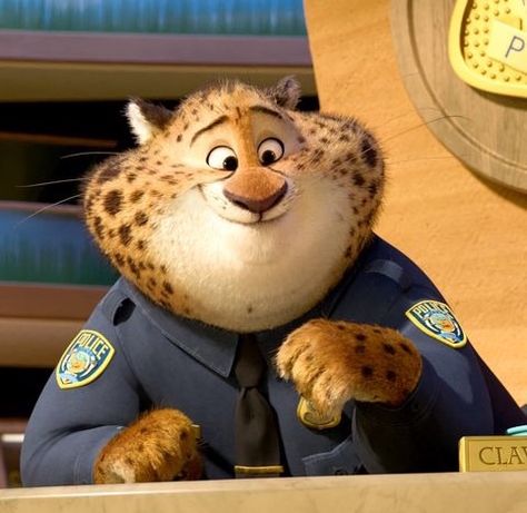 Clawhauser - Disney Wiki - Wikia Disney Zootropolis, Zootopia 2016, Zootopia Characters, Disney Names, Animation Disney, Disney Animated Movies, Disney Zootopia, Disney Wiki, Film Disney