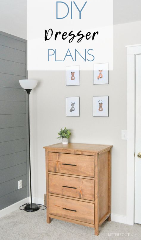 Dresser Build, Diy Dresser Plans, Dresser Plans, Architecture Antique, Thrift Store Furniture, Diy Drawers, Diy Furniture Bedroom, 3 Drawer Dresser, Diy Dresser