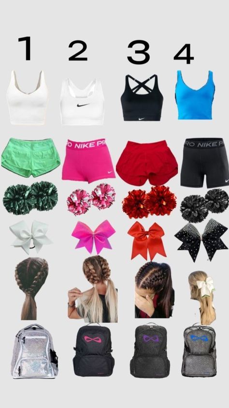 Gymnastics Workout Outfits, Tumbling Outfits Cheer, Cheer Practice Clothes, Cheer Practice Outfits Allstar, Cheerleader Practice Outfits, What To Wear To Gymnastics, Cheer Outfit Ideas, Cheer Training Outfit, Outfits For Cheer Practice